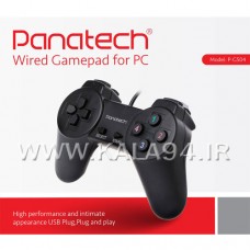 گیم پد سیمی Panatech P-G504P / تک دسته / بدون شوک / ساده / تک پک جعبه ای